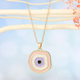 Fashion Devil's Eye Necklace Multi-layer Round – Jewelry Gift Ideas — 2