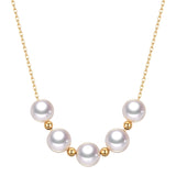 Sky Star 18K Gold Pearl Necklace – Jewelry Gift Ideas — 2