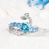 Fashion Two-tone Mermaid Open Ring – Stylish Gifts — 2