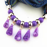 Acrylic Water Drop Beads Necklace Pendant Women's – Jewelry Gift Ideas — 5