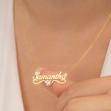 Crystal Personalized Name Necklace Stainless – Jewelry Gift Ideas — 3