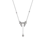 Light Luxury Small Number High Sense Bow Necklace – Jewelry Gift Ideas — 6