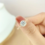 Mosonite Champagne Gold Diamond Ring – Thoughtful Gifts — 2