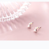 S925 Silver Sweet Little White Free Earrings – Thoughtful Gifts — 4