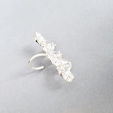 Fake Ring No Hole Shiny Zircon Flower Lip Jewelry – Jewelry Gift Ideas — 2