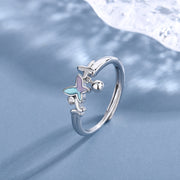 Butterfly Couple Ring Pair Ring Simple Valentine's – Gifts for Couples — 1