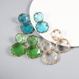 Summer Bohemian Style Transparent Resin Earrings – Stylish Gifts — 11