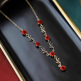 Romantic Rose Flower Bracelet Women's Vintage – Jewelry Gift Ideas — 3