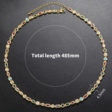 Colorful Crystals Bracelet Necklace For Women – Jewelry Gift Ideas — 6