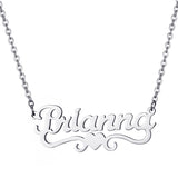 DIY Name Stainless Steel Cut Letter Necklace – Jewelry Gift Ideas — 2