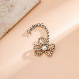 Simple Geometric Beaded Pierced Ear Clips – Practical Gifts — 2
