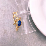 S925 Sterling Silver Vintage Lapis Lazuli Ring Female – Gifts for Her — 3