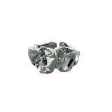 Silver Foil Paper Irregular Girls' Opening Ring – Useful Gifts — 6