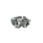 Silver Foil Paper Irregular Girls' Opening Ring – Useful Gifts — 6