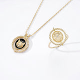 Glue Dripping Double-sided Rotary Pendant – Jewelry Gift Ideas — 2