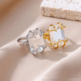 Zircon Niche Fashion, Heart-shaped Ring, Light – Jewelry Gift Ideas — 13