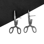 Retro Scissors Creative Personalized Ear Studs – Unique Gift Ideas — 4