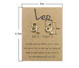 Twelve Constellation Card Fashion Stud Earrings – Stylish Gifts — 13