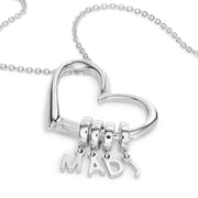Abbreviated Personalized Letter Alloy Necklace – Jewelry Gift Ideas — 5