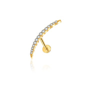 G23 Titanium Alloy Lip Claw Inlaid Horse Eye 5A Zircon – Stylish Gifts — 8