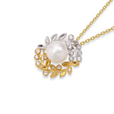 Silver Plated Pearl Zircon Necklace – Jewelry Gift Ideas — 5