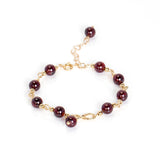 Bardo Wine Red Garnet Bracelet For Women – Jewelry Gift Ideas — 10