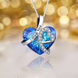 Ocean Heart Peach Heart Clavicle Necklace – Jewelry Gift Ideas — 4