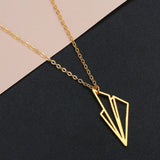 Stainless Steel Cutout Paper Endant Accessories – Jewelry Gift Ideas — 5