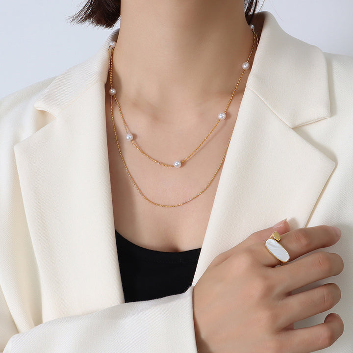 Women's Double Layer Titanium Steel Ins Fashion – Jewelry Gift Ideas — 1