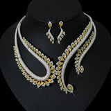 INS Wind Zircon Necklace Earring Set – Jewelry Gift Ideas — 11