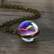 Cosmic Galaxy Nebula Double-sided Spherical Time – Jewelry Gift Ideas — 6