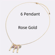 Personalized Mini Bar Birthday Stone Necklace – Jewelry Gift Ideas — 8