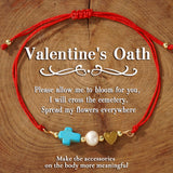 Blue Pine Cross Peach Heart Pearl Carrying Strap – Useful Gifts — 6