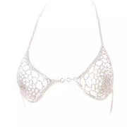 Fashion Mesh Body Chain Set Shiny Rhinestones – Stylish Gifts — 8