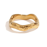 Fashion Elegance Retro Titanium Steel Ring For Women – Stylish Gifts — 9