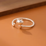 Cute Fashion Cat Simple Ring Female – Stylish Gifts — 5