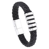 Multi-layer Leather Woven Bracelet Wrist Ring – Jewelry Gift Ideas — 5