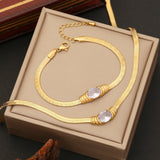 Jewelry Personalized Stainless Steel Necklace Set – Jewelry Gift Ideas — 4