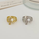 Fashion Micro Set Zircon Music Symbol Ring – Stylish Gifts — 3