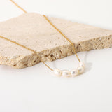 18K Gold-plated Collarbone Necklace Natural – Jewelry Gift Ideas — 1