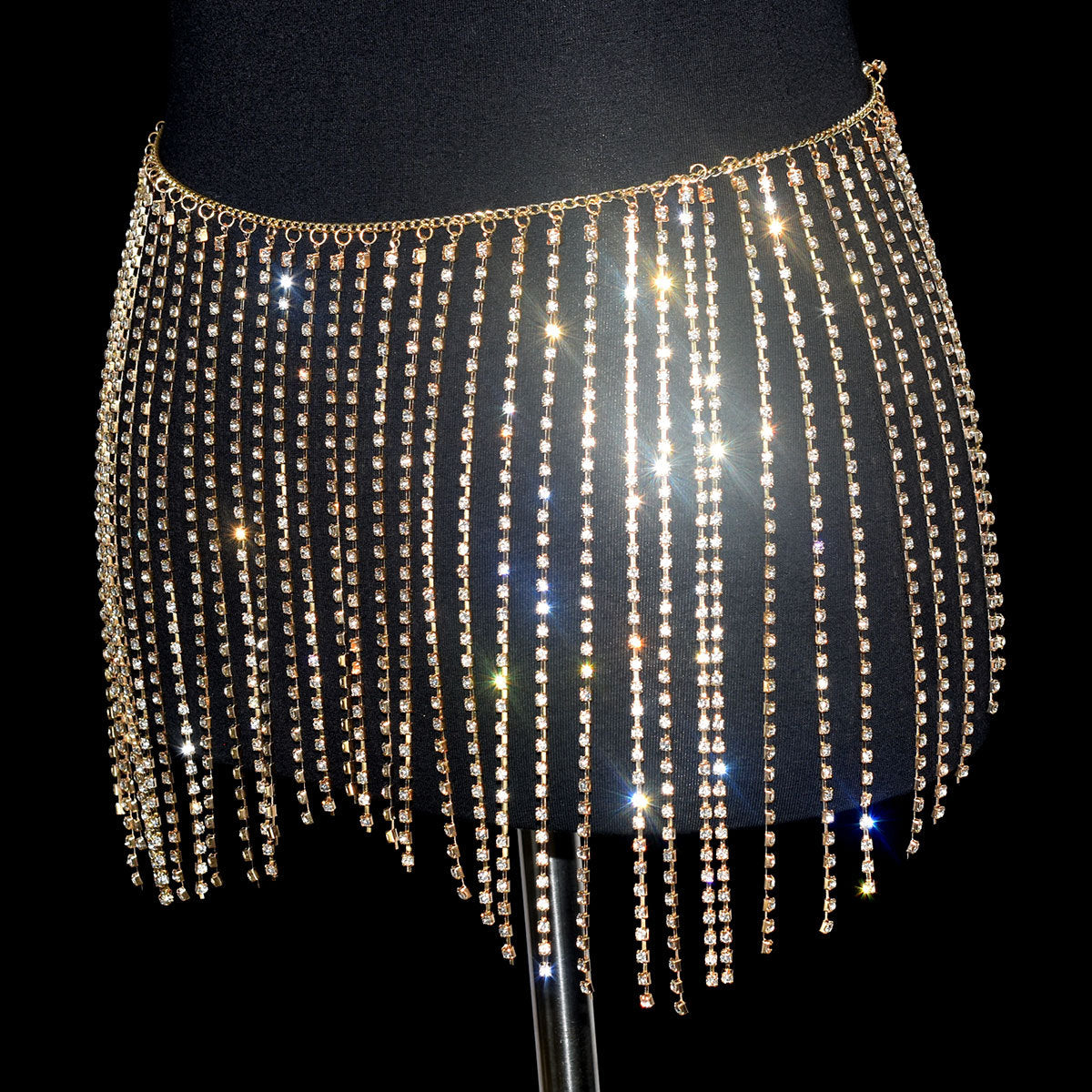 Sparkling Fringed Skirt Belly Dance Performance – Stylish Gifts — 1