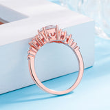Princess Ring Silver Anti-real Diamond Ring Inlaid – Small Gift Ideas — 5