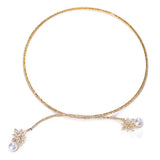 Vintage Pearl Zircon Fashion Necklace – Jewelry Gift Ideas — 7