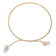 Vintage Pearl Zircon Fashion Necklace – Jewelry Gift Ideas — 7