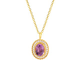 Simple Atmosphere Amethyst Necklace – Jewelry Gift Ideas — 5
