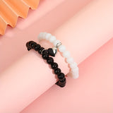 Fashion Love Suction Black And White Bracelet – Stylish Gifts — 2