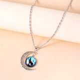 Vintage Wolf Moon Luminous Necklace – Jewelry Gift Ideas — 2