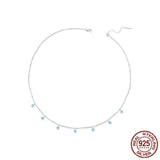 Blue Smart Tophus Necklace S925 Sterling Silver – Jewelry Gift Ideas — 5