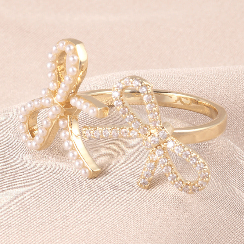 Fashion Trend Unique Bow Ring Design For Women – Stylish Gifts — 1