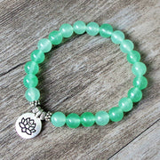 Matte Amazonite Stone Strand Bracelet Yoga Chakra – Jewelry Gift Ideas — 4